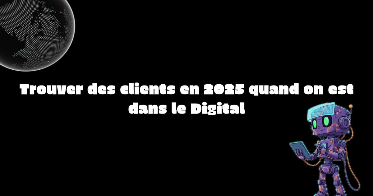 Trouver des clients en 2025 quand on est dans le Digital