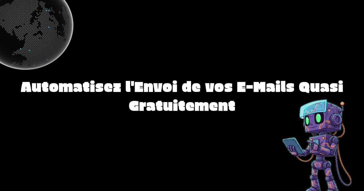 Automatisez l'Envoi de vos E-Mails Quasi Gratuitement